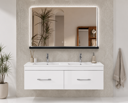 Kabinet kamar mandi gantung Florencia dengan wastafel