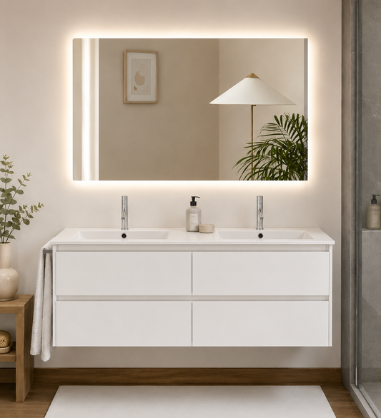 Kabinet kamar mandi IBIZA QUATTRO dengan wastafel dan 4 laci