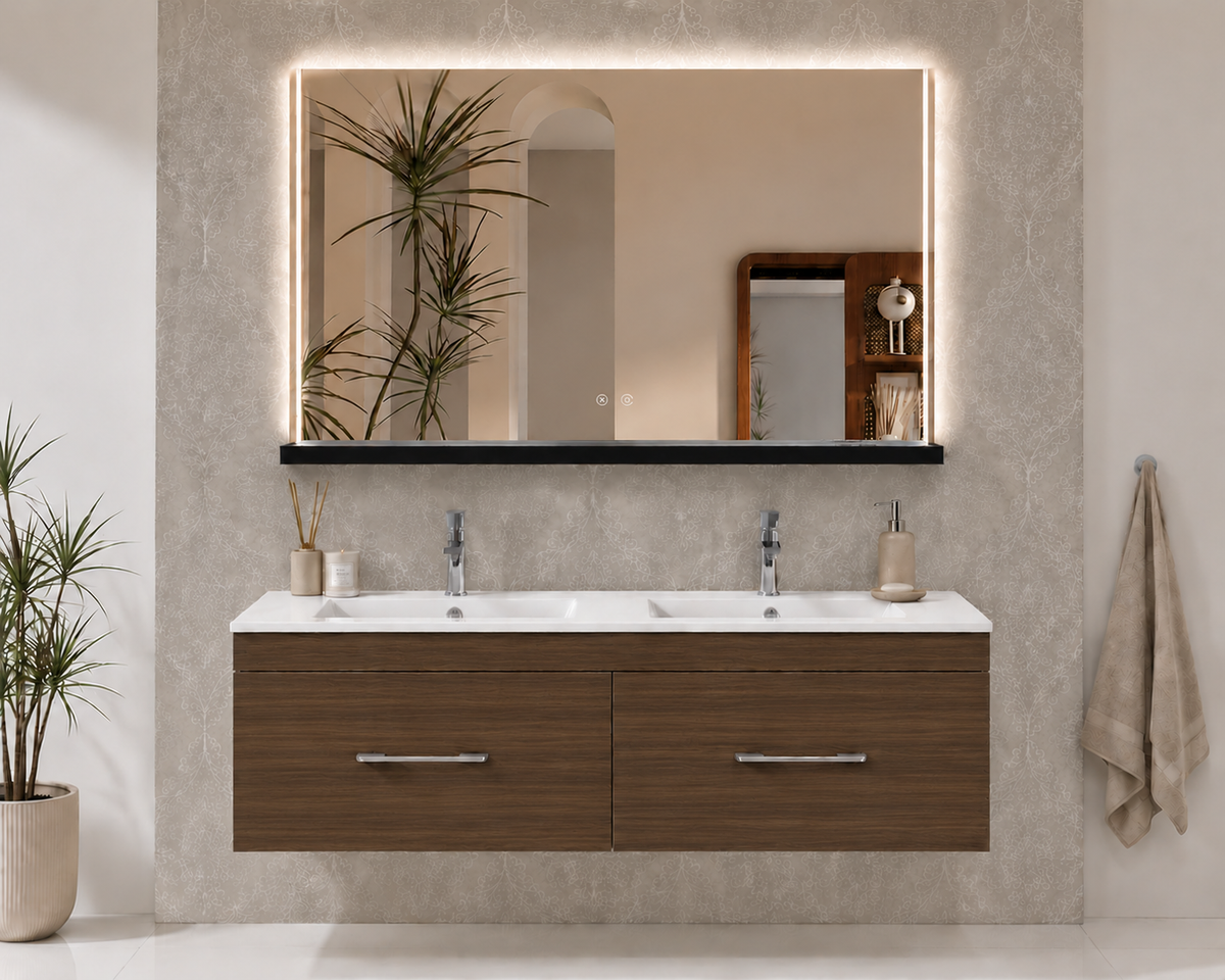 FLORENCIA wall-hung bathroom vanity unit with basin
