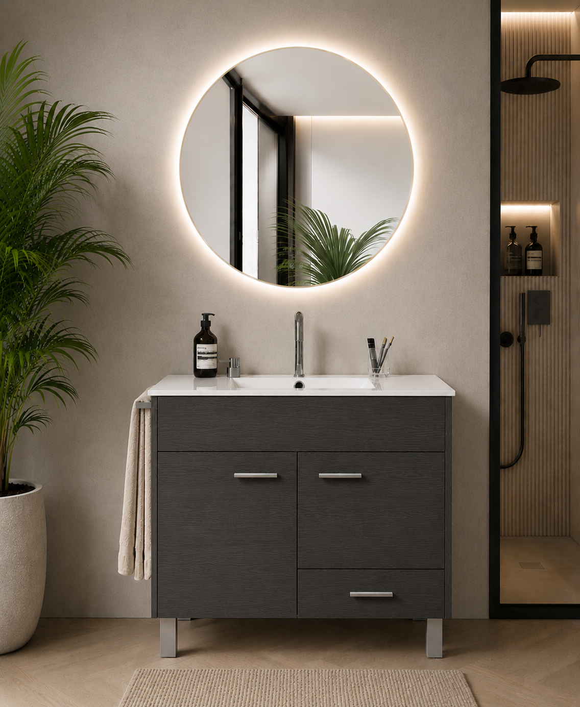 SAMOS bathroom vanity unit with basin