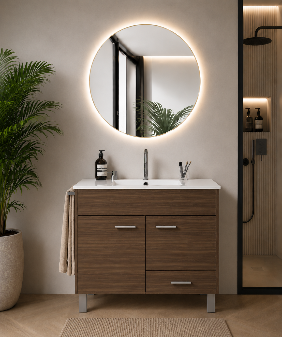 SAMOS bathroom vanity unit with basin